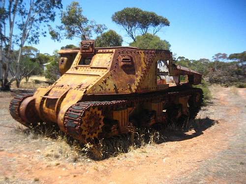 Old tanks in Australia