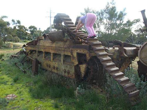 Old tanks in Australia