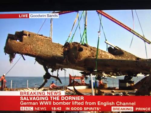 Dornier 17 - Goodwin Sands to be raised on 4th May 2013