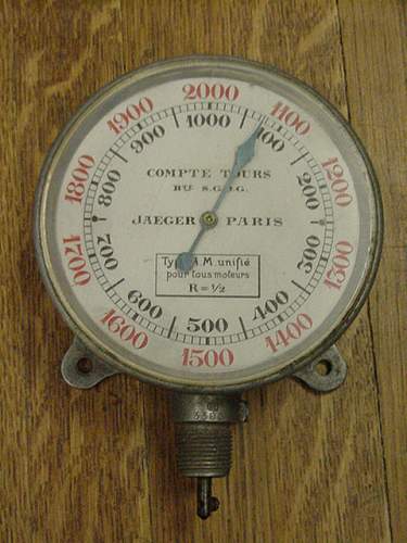 WWI French Engine Tachometer