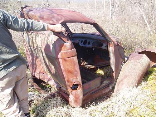 German ww2 Ford 3000 truck cab Lapland Find