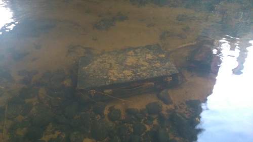 weird briefcase discovered found in a little river...