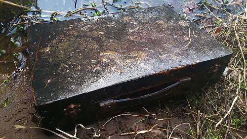 weird briefcase discovered found in a little river...