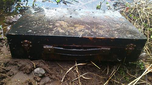 weird briefcase discovered found in a little river...