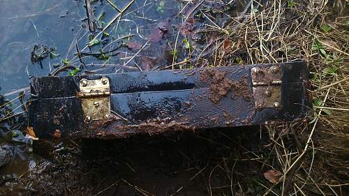 weird briefcase discovered found in a little river...