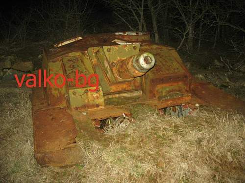 Tanks as pillboxes in Bulgaria, recovered