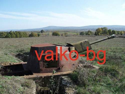 Tanks as pillboxes in Bulgaria, recovered