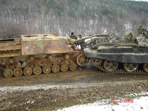 Tanks as pillboxes in Bulgaria, recovered