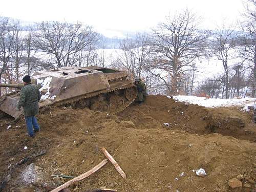 Tanks as pillboxes in Bulgaria, recovered