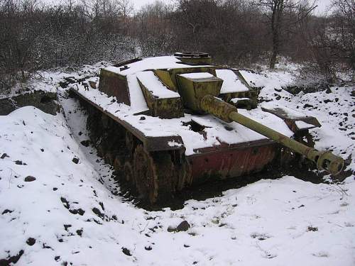 Tanks as pillboxes in Bulgaria, recovered