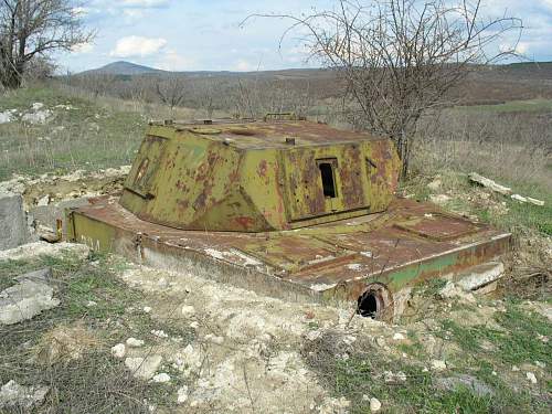 Tanks as pillboxes in Bulgaria, recovered