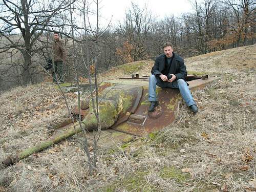 Tanks as pillboxes in Bulgaria, recovered