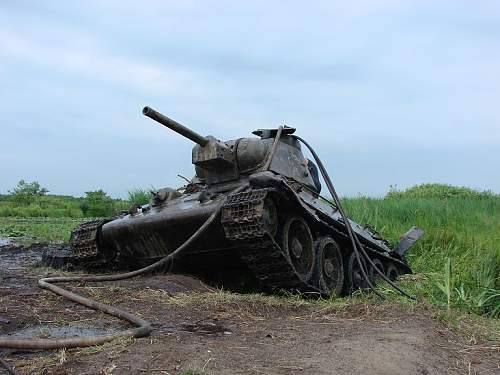 T34/76 found in Cherkass Oblast, Ukraine