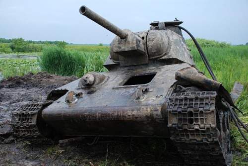 T34/76 found in Cherkass Oblast, Ukraine