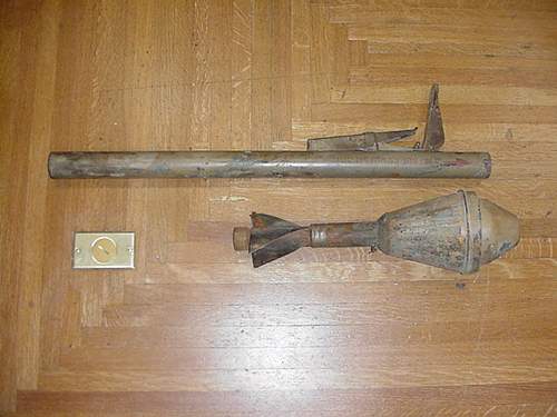 GROUND DUG panzerfaust 60 parts