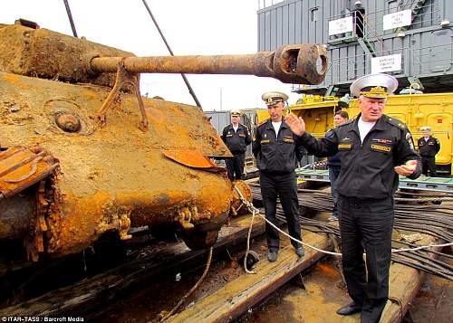 US Sherman recovered from sea