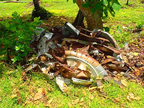 WWII relics dive. Tanks, Jeeps, Trucks.