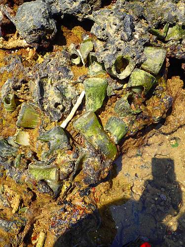 WWII relics dive. Tanks, Jeeps, Trucks.