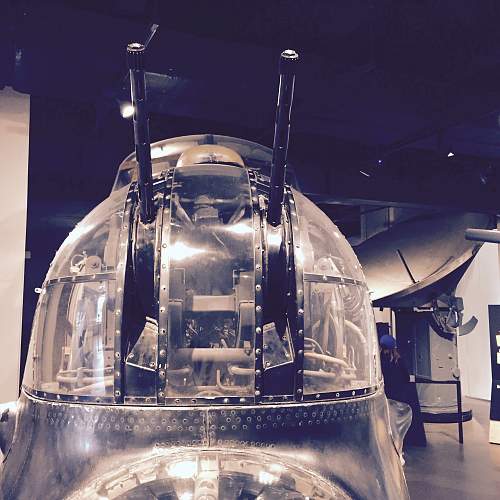 The Cockpit of a Lancaster called Old Fred.