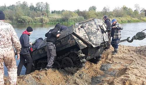 Sd.Kfz.250  Recovered in Poland today!....