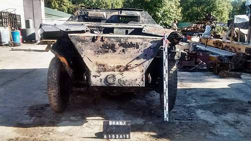 Sd.Kfz.250  Recovered in Poland today!....