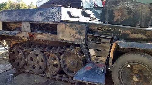 Sd.Kfz.250  Recovered in Poland today!....