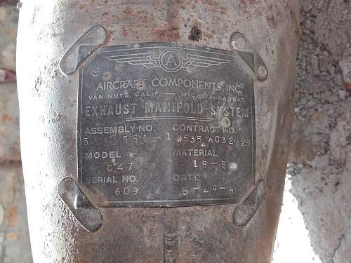 Douglas C-47 Dakota exhaust system