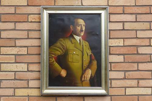 Adolf Hitler portrait painting original