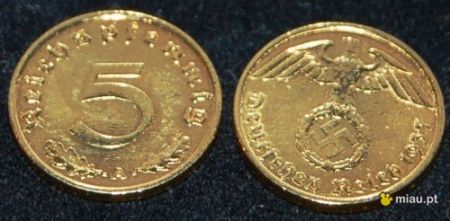 5 third reich coins