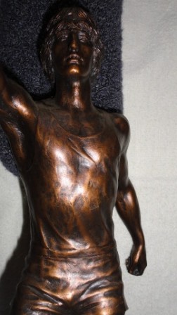 Olympian Runner w/ Torch Statue from Nazi Germany Era(?)