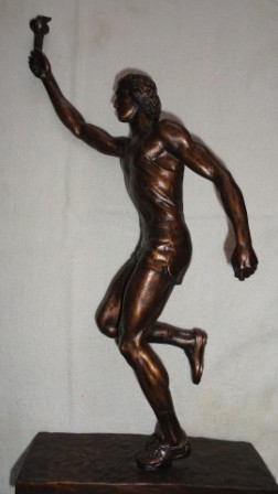 Olympian Runner w/ Torch Statue from Nazi Germany Era(?)