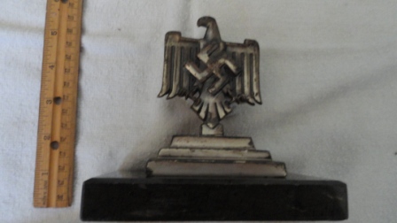 Nazi Germany Desk Eagle / Trophy w/ Swatstika