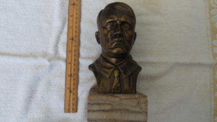 Bust of Adolf Hitler w/ Base