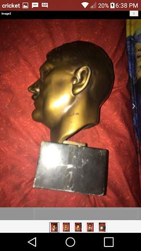 Adolf hitler bust for review