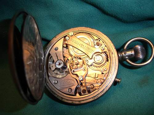 Berlin Military SS RATONAL Pocket Stop Watch WW 2 1930's