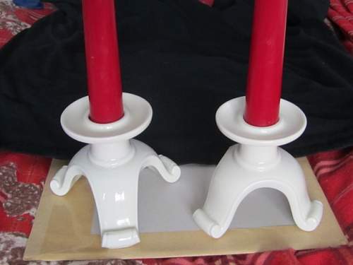 SS Allach Candle Holders.