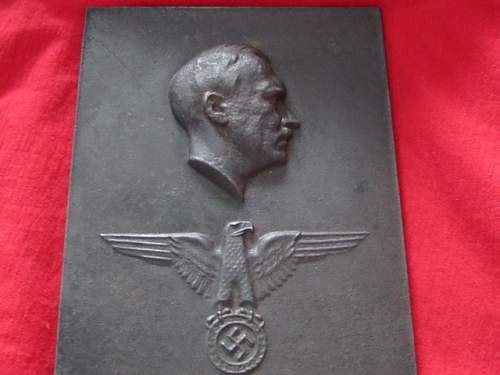 Arno Breker (1900-1991) Reichskanzlei Plaque.