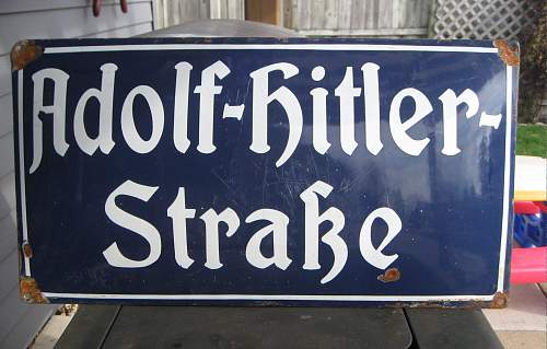 Enamelled Street Signs