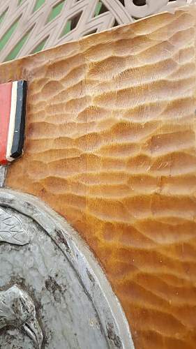 Period Blood Order medal wood carving: From a cellar in a Bräuhaus in München