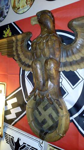 Wooden wall eagle, what do you think??