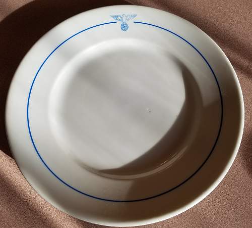 German occuppied Norway produced mess hall plate for the Wehrmacht