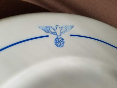 German occuppied Norway produced mess hall plate for the Wehrmacht