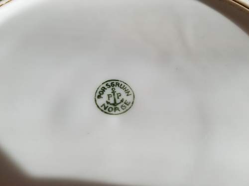 German occuppied Norway produced mess hall plate for the Wehrmacht