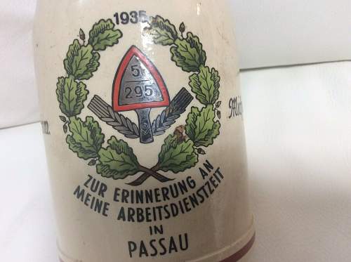 Reichsarbeitsdienst bier krug