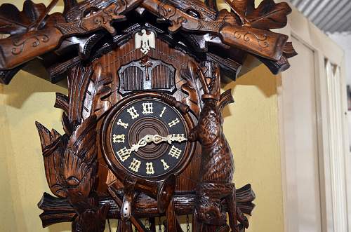 Cuckoo clock and Imperial eagle