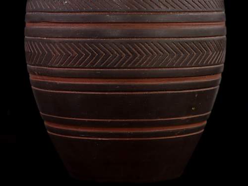 Brown Allach vase