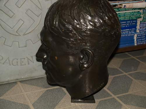 Hitler bronze bust