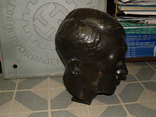 Hitler bronze bust