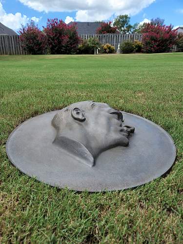 Arno Brecker, 40 pounds and is 24 inches round (2 feet round) bronze plaque from Berlin Reich Chancellery