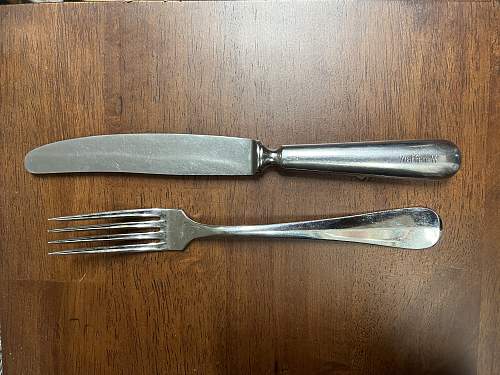 Waffen-SS Fork and Knife Set. Authentic?